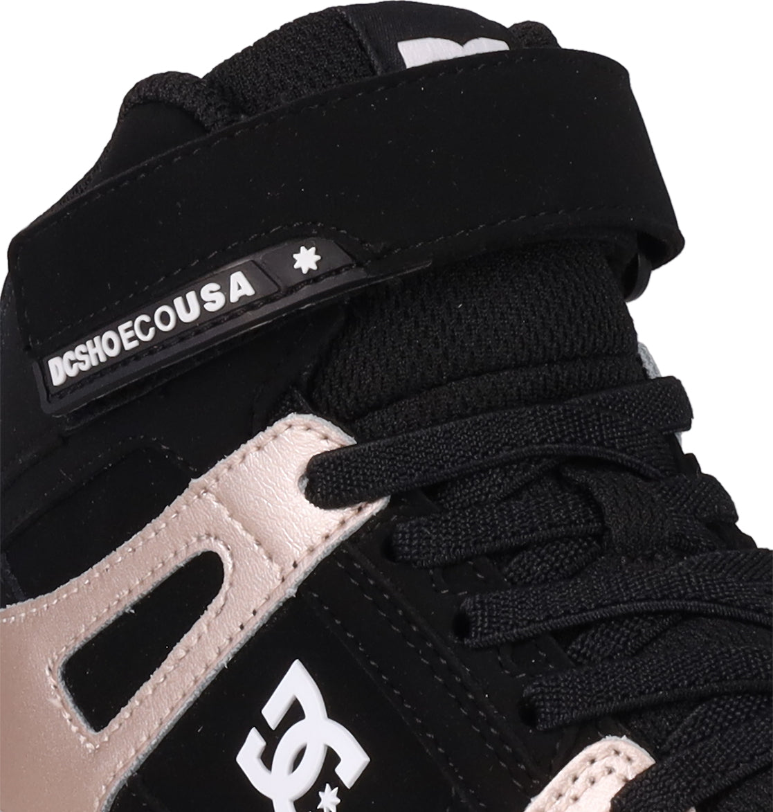 Kids' Pure Hi Top EV Shoes - White/Black/Rose | DC Shoes
