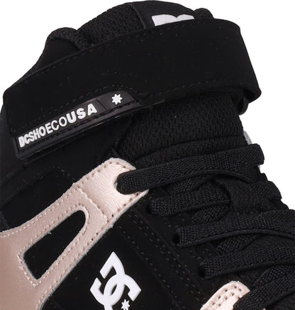 Kids' Pure Hi Top EV Shoes - White/Black/Rose | DC Shoes