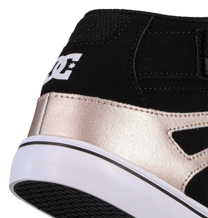 Kids' Pure Hi Top EV Shoes - White/Black/Rose | DC Shoes