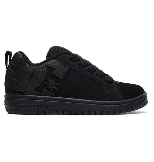 Kids' Court Graffik Shoes - Black/Black | DC Shoes