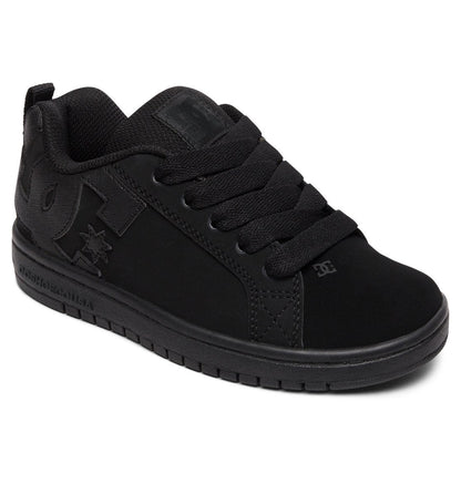 Kids' Court Graffik Shoes - Black/Black | DC Shoes