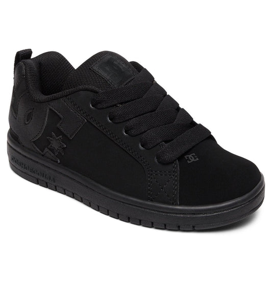 Kids' Court Graffik Shoes - Black/Black | DC Shoes