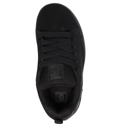 Kids' Court Graffik Shoes - Black/Black | DC Shoes