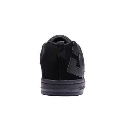 Kids' Court Graffik Shoes - Black/Black | DC Shoes