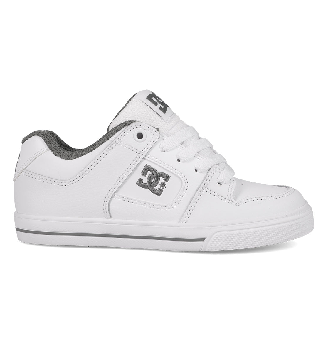 Kids' Pure Shoes - White/Grey White/Grey | DC Shoes