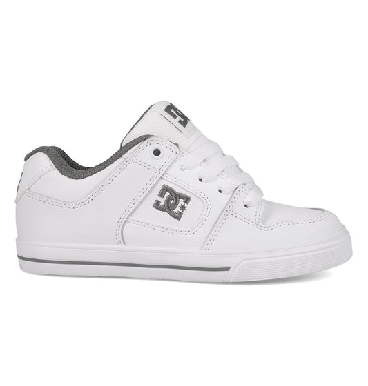 Kids' Pure Shoes - White/Grey White/Grey | DC Shoes