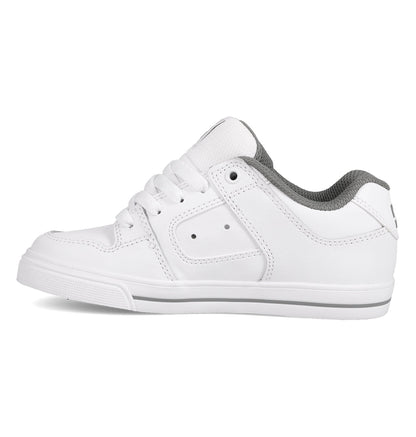 Kids' Pure Shoes - White/Grey White/Grey | DC Shoes